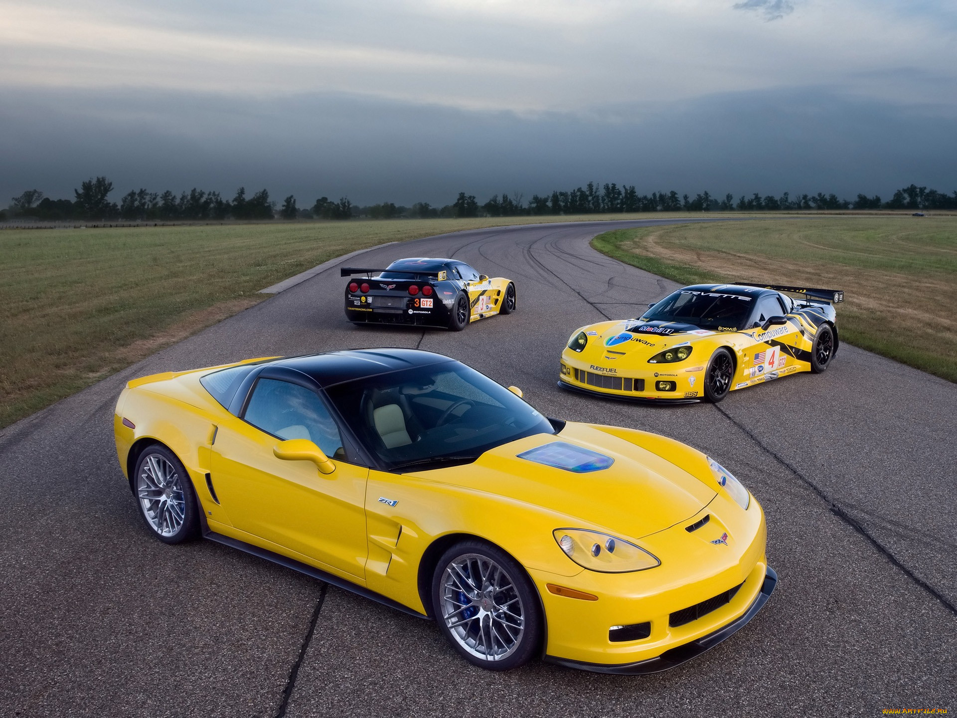 chevrolet, corvette, c6r, gt2, 